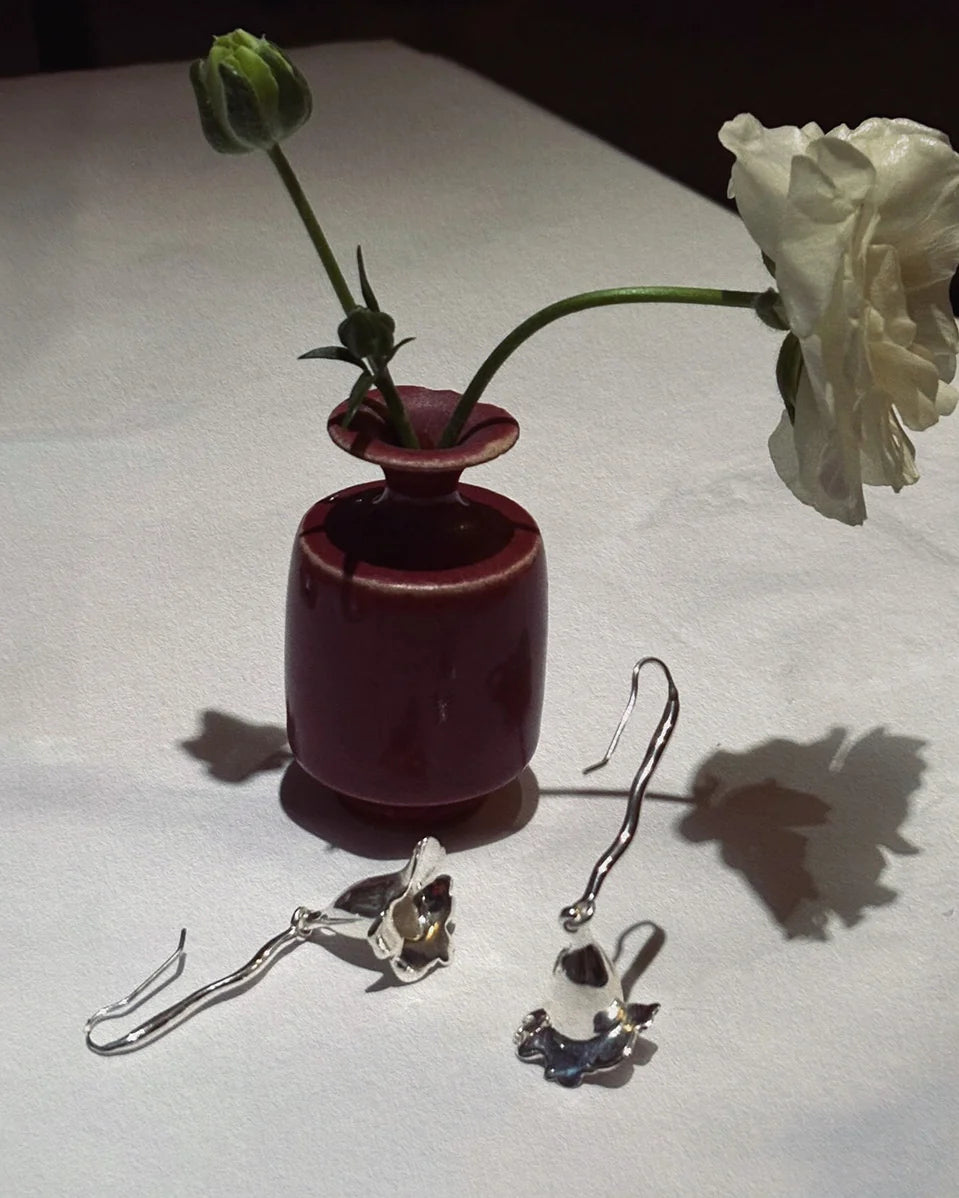 Jacarandas Largas Earrings | Virginia Jirash