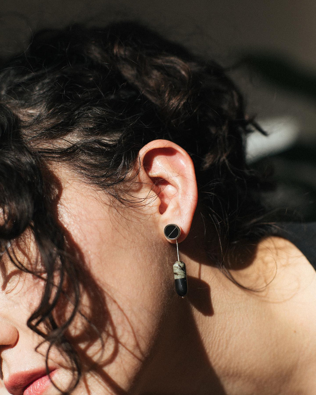 2 in 1 Marble Capsule Earrings | Elio