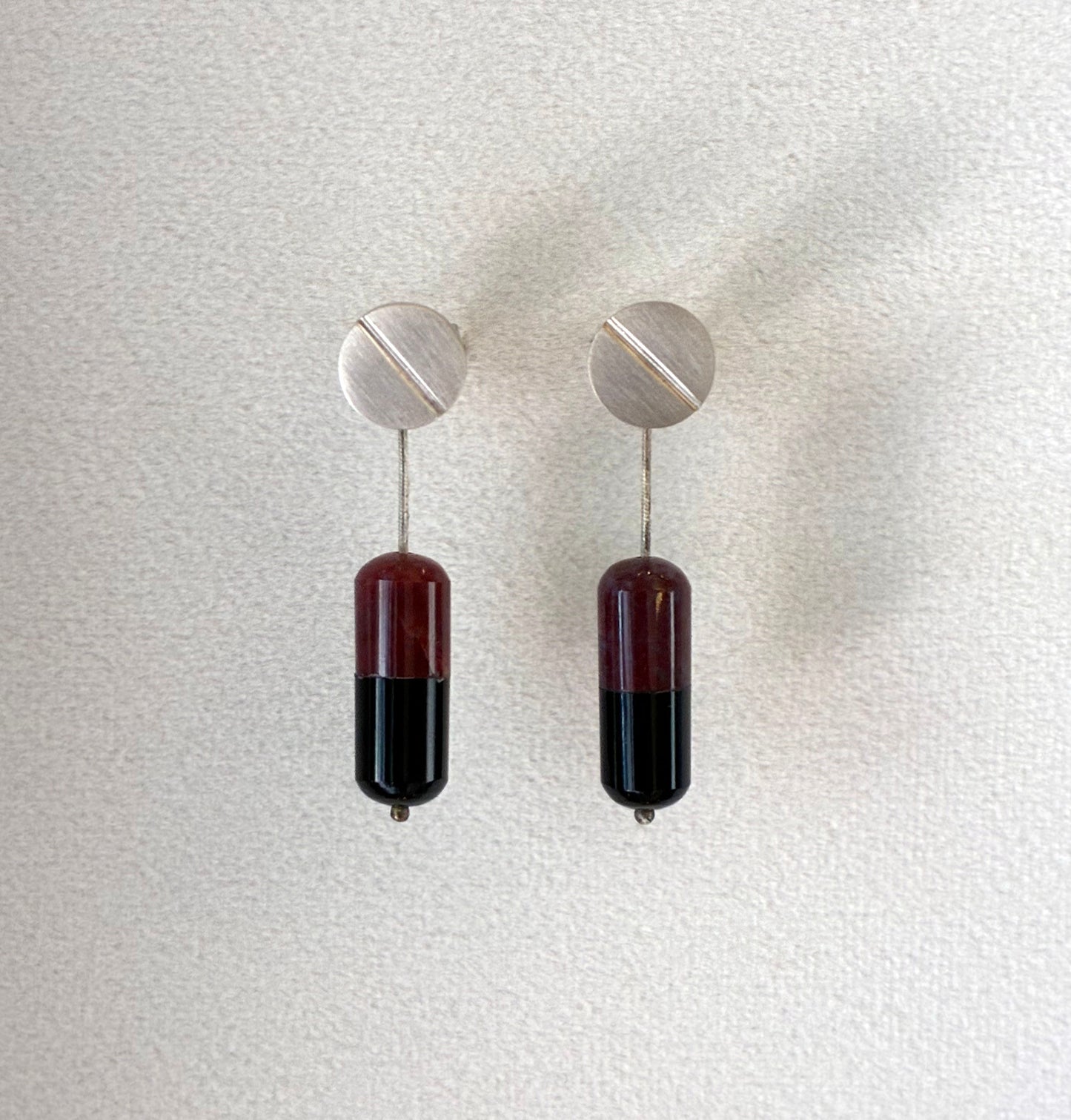 2 in 1 Marble Capsule Earrings | Elio